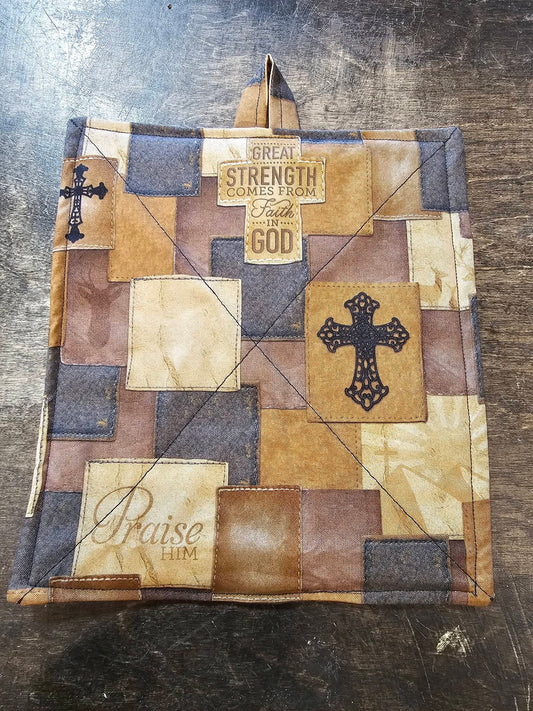Faith Patches Hot Pad