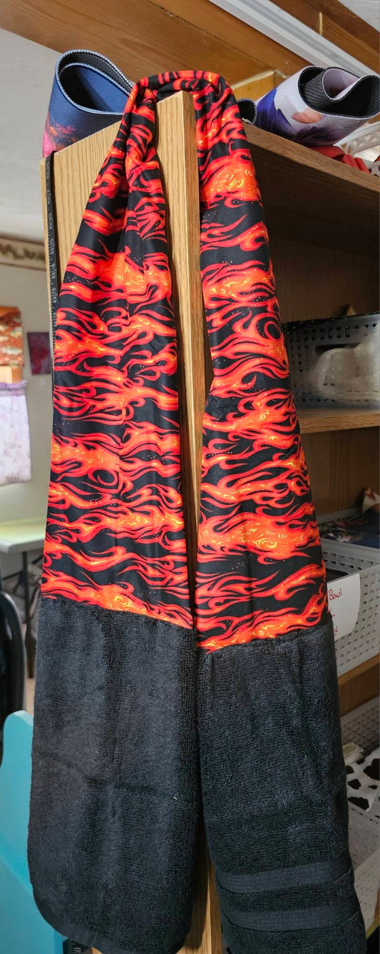Flames Kitchen Towel Boa